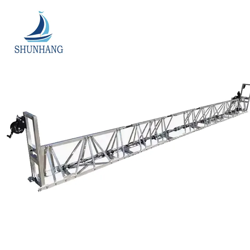 12m betonnen vloer aluminium trillende truss dekvloermachine