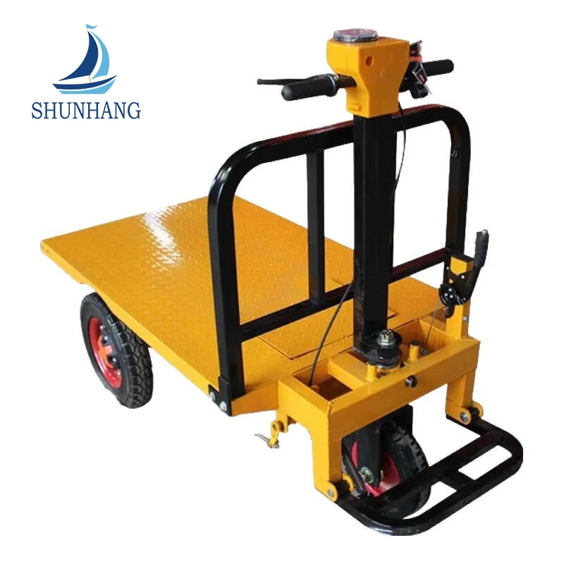 800 W motor stand-on beton transport platte auto