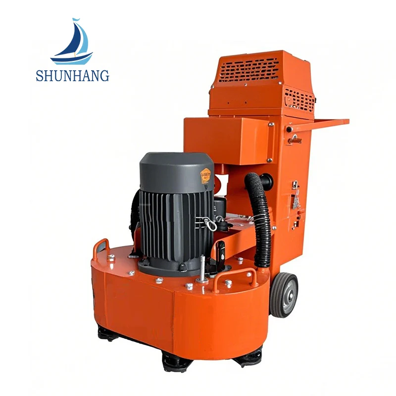 Dubbele schijf dubbele stof extractie vloer slijpmachine