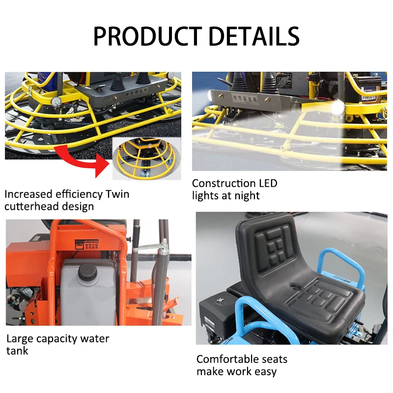 Ride-On Vertical Power Trowel