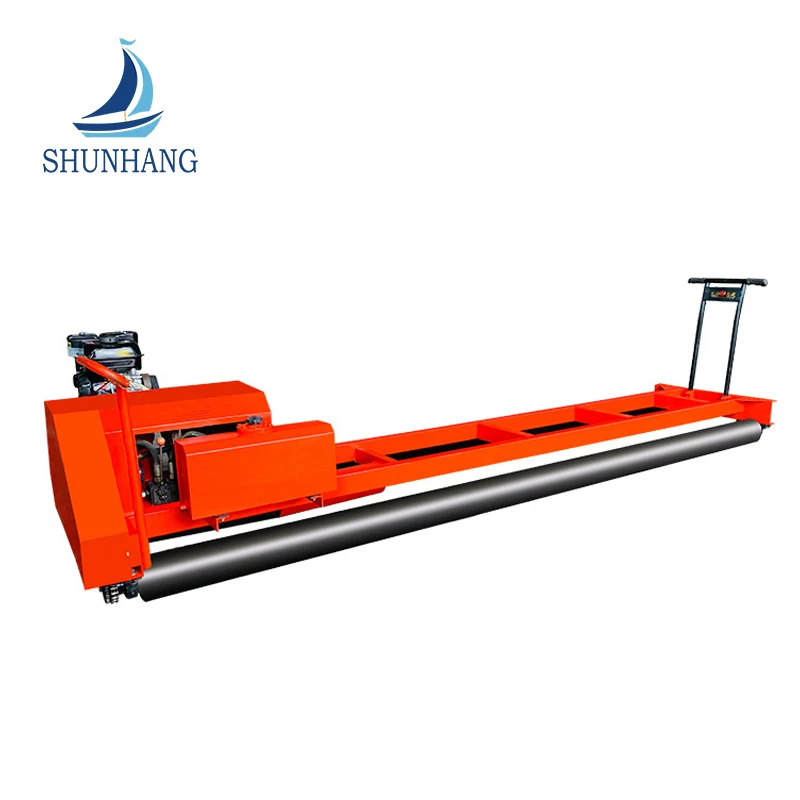 Benzine met twee rollende machine