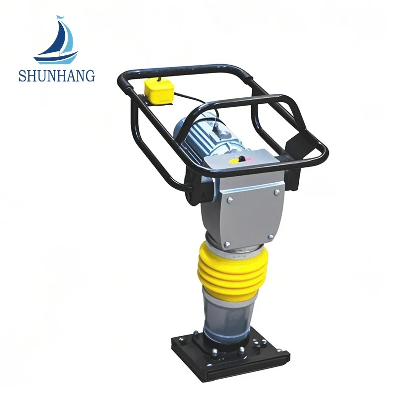 Trillende compactor rammer elektrische motor